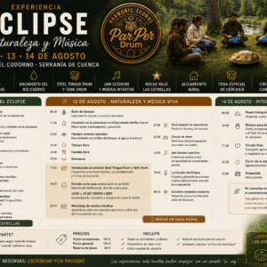 🌞 Eclipse, Naturaleza y Música | Experiencia 12-14 Agosto | Serranía de Cuenca: imagen 2